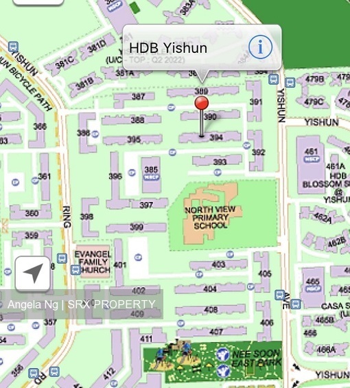 Blk 394 Yishun Avenue 6 (Yishun), HDB 3 Rooms #189340472